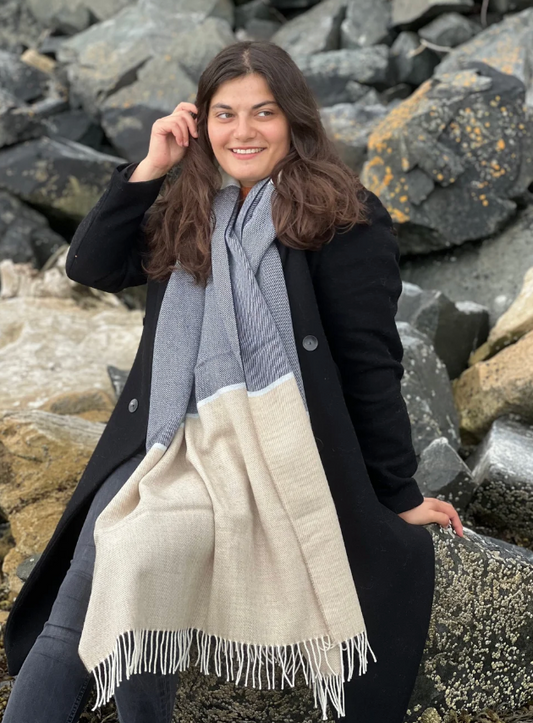 Merino lamswol Pashmina | McNutt of Donegal