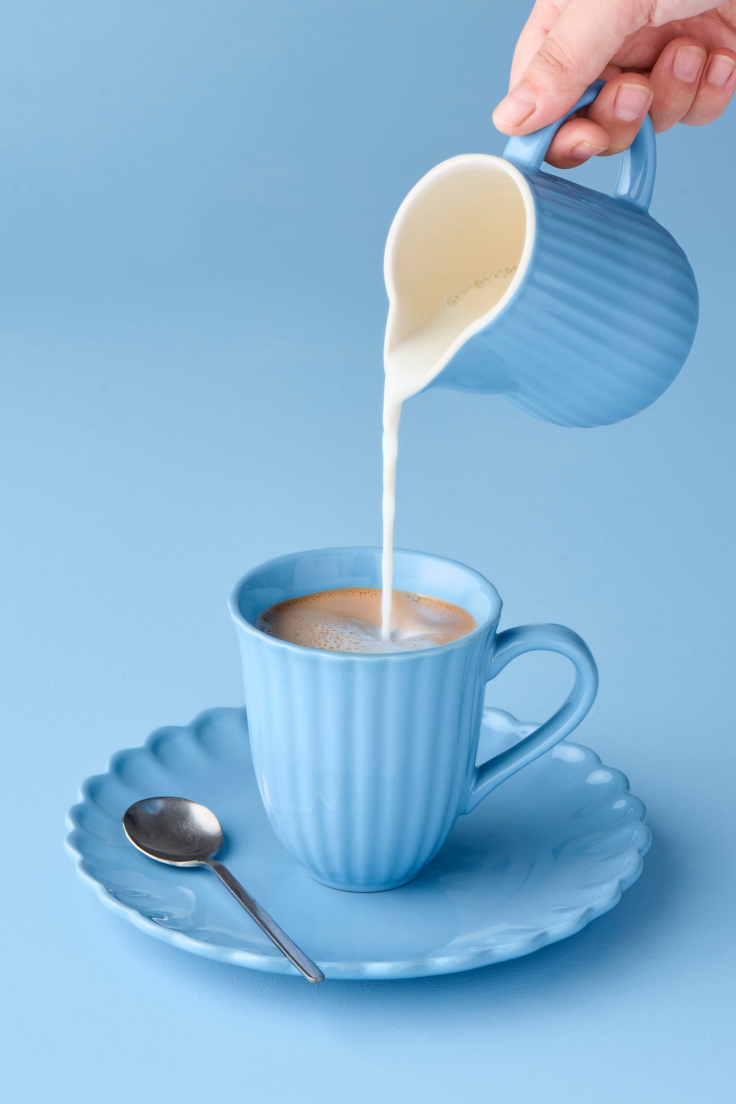 Becher mit Rillen