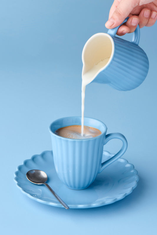 Becher mit Rillen