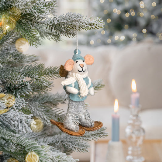 Vilten Hanger Wintermuizen | Sjaal met Verhaal
