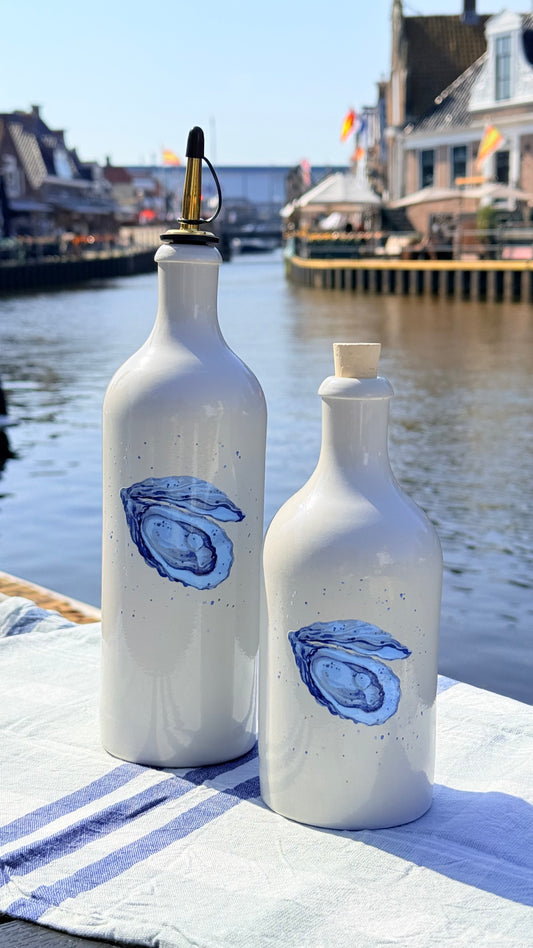 Oliedispenser oester blauw