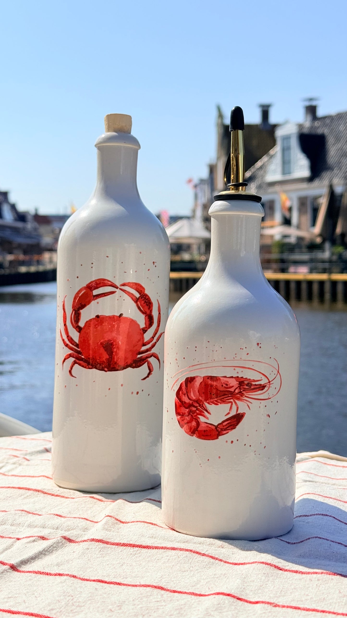 Oliedispenser garnaal rood