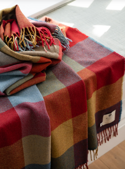 Plaid Alpaca | 50% Alpaca 50% Merino | McNutt of Donegal
