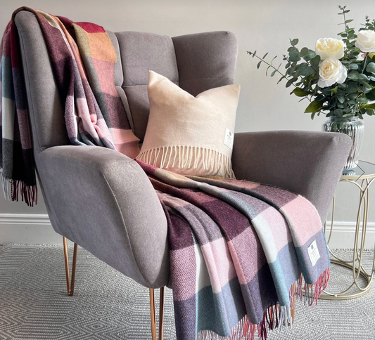 Plaid Alpaca | 50% Alpaca 50% Merino | McNutt of Donegal