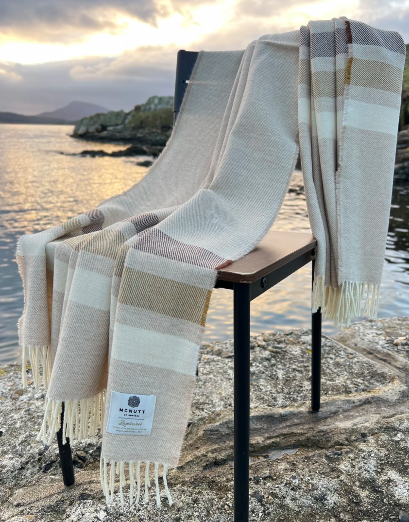 Merino wol Plaid | 100% Merino wol | McNutt of Donegal