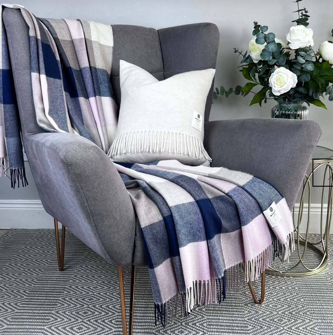Merino wol Plaid | 100% Merino wol | McNutt of Donegal