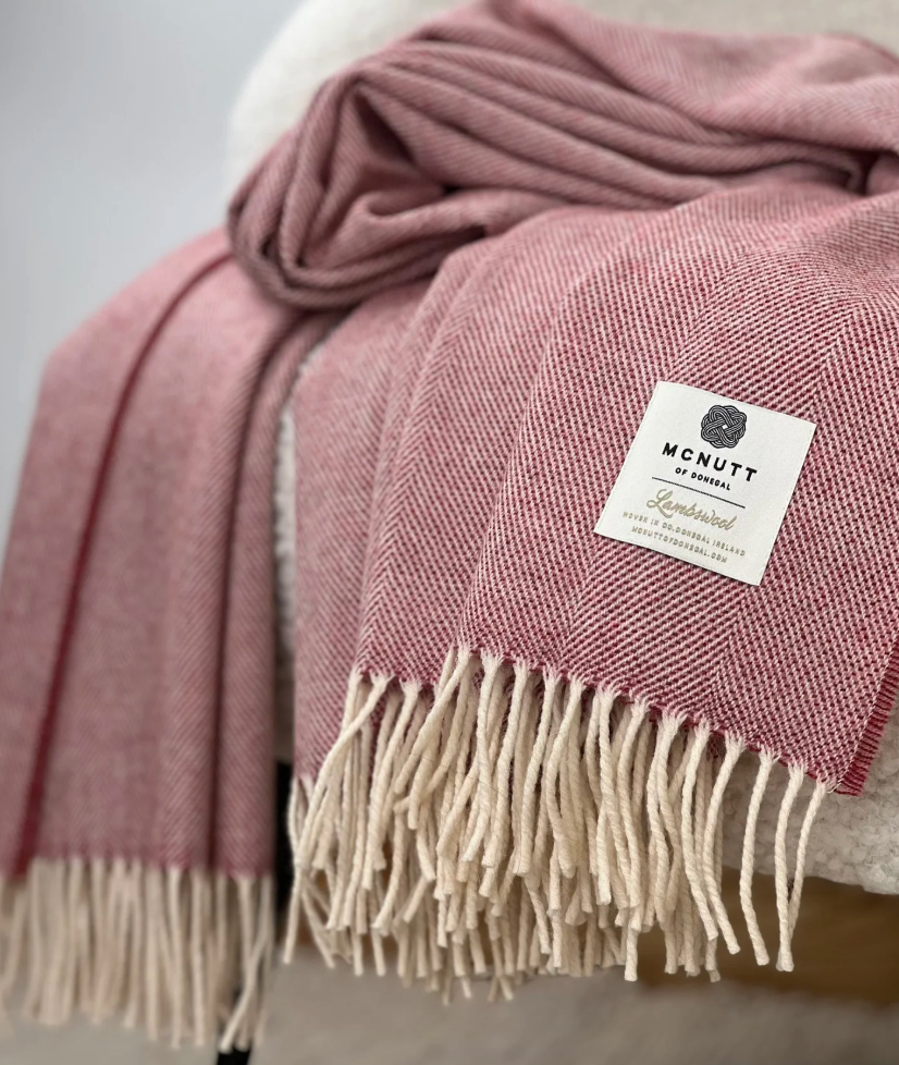 Merino wol Plaid | 100% Merino wol | McNutt of Donegal