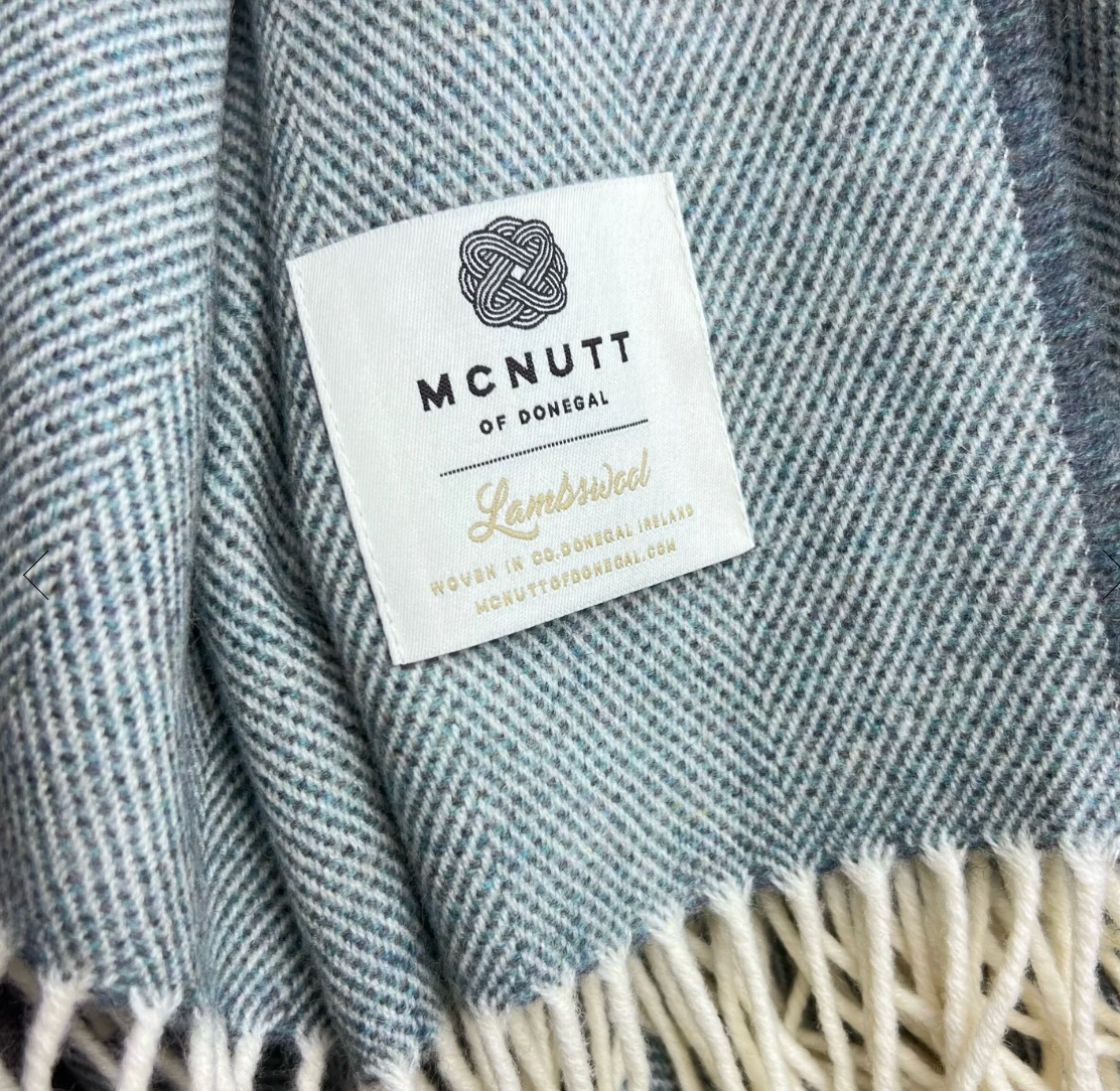 Merino wol Plaid | 100% Merino wol | McNutt of Donegal