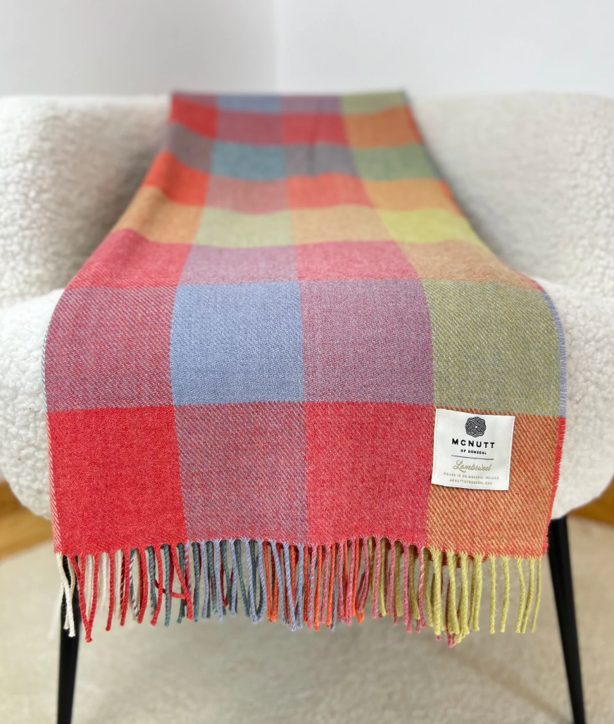 Merino wol Plaid | 100% Merino wol | McNutt of Donegal