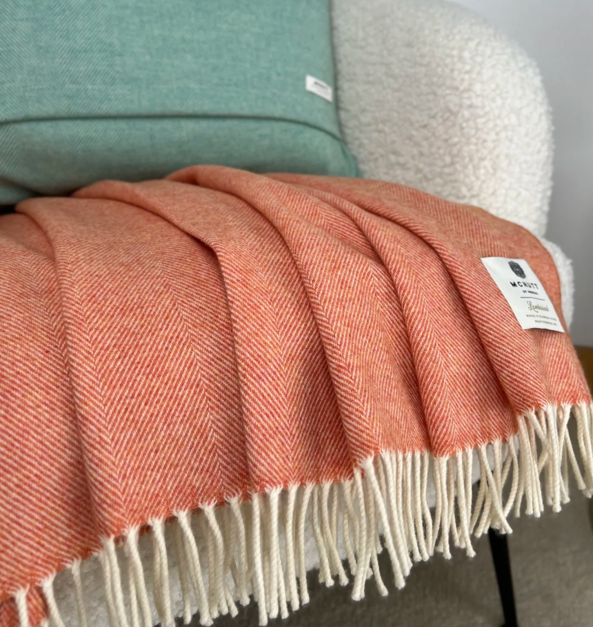 Merino wol Plaid | 100% Merino wol | McNutt of Donegal