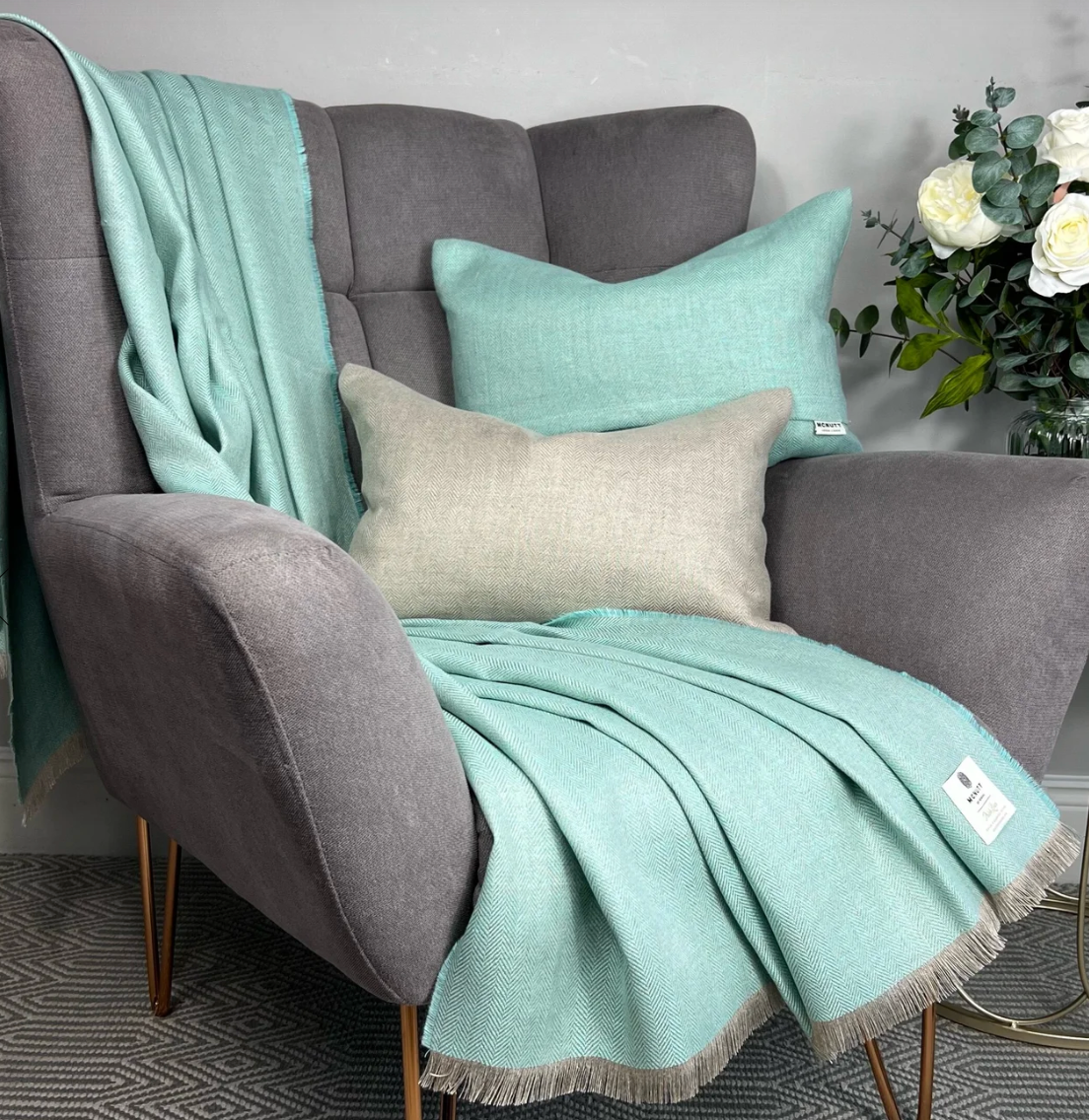 Iers Linnen Plaid | McNutt of Donegal