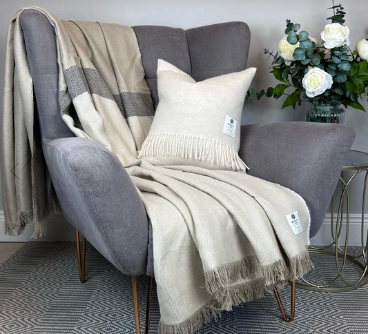 Chunky Linnen Plaid | McNutt of Donegal