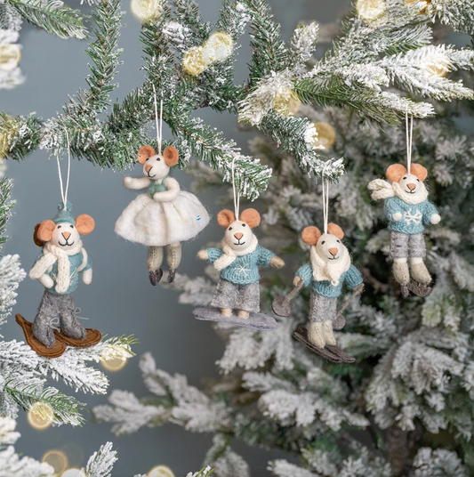 Vilten Hanger Wintermuizen | Sjaal met Verhaal