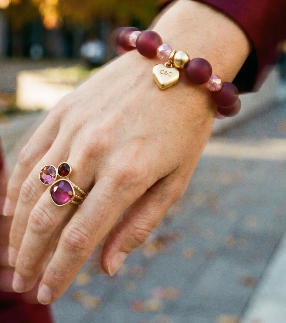 Ring Trio Swarovski Shine | Camps & Camps