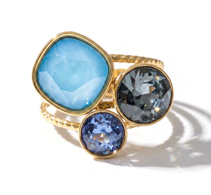 Ring Trio Swarovski Shine | Camps & Camps