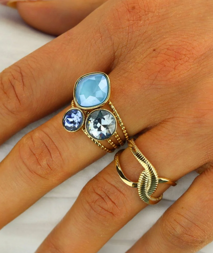 Ring Trio Swarovski Shine | Camps & Camps
